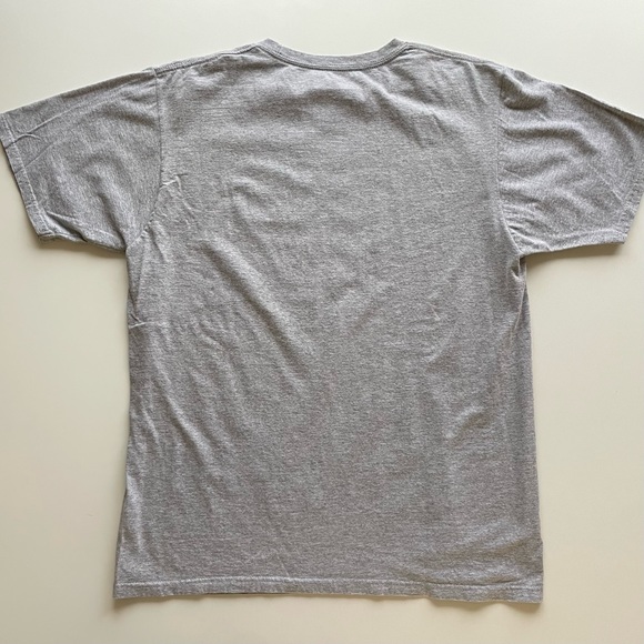 Adidas Chicago Bulls Print Basketball T-Shirt Short Sleeve Gray Men’s L Large - Picture 3 of 8